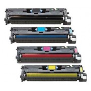 Pack HP Q3960A+Q3961+Q3962+Q3963 Lot de 4 Cartouches Toners Lasers Compatibles