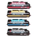 FG Encre Cartouche de Toner Compatible pour HP Q2670A + Q2671A + Q2672A + Q2673A Lot de 4