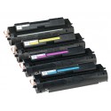 FG Encre Cartouche de Toner Compatible pour HP C4191A + C4192A + C4193A + C4194A Lot de 4