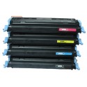 FG Encre Cartouche de Toner Compatible pour HP C9720A + C9721A + C9722A + C9723A Lot de 4