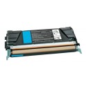 FG Encre Cartouche de Toner Compatible pour Lexmark C524 Cyan