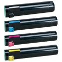 FG Encre Cartouche de Toner Compatible pour Lexmark X940 / X945 BK/C/M/Y Lot de 4