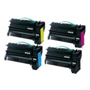 LEXMARK C750 BK/C/M/Y Lot de 4 Cartouches Toners Lasers Compatibles