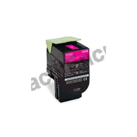 LEXMARK 702HM Cartouche Toner Laser Magenta Compatible