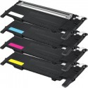 FG Encre Cartouche de Toner Compatible pour Samsung CLP-360 BK/C/M/Y Lot de 4