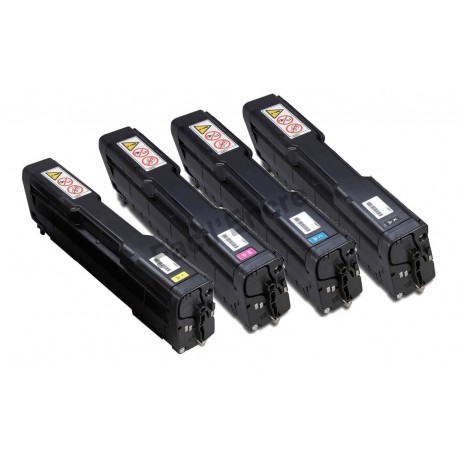 Pack RICOH SP C231 BK/C/M/Y Lot de 4 Cartouches Toners Lasers Compatibles