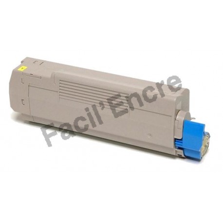 OKI C5600 / C5700 Cartouche Toner Laser Jaune Compatible