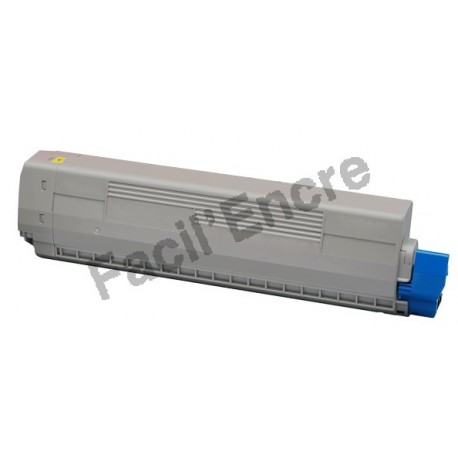 OKI C822 Cartouche Toner Laser Jaune Compatible