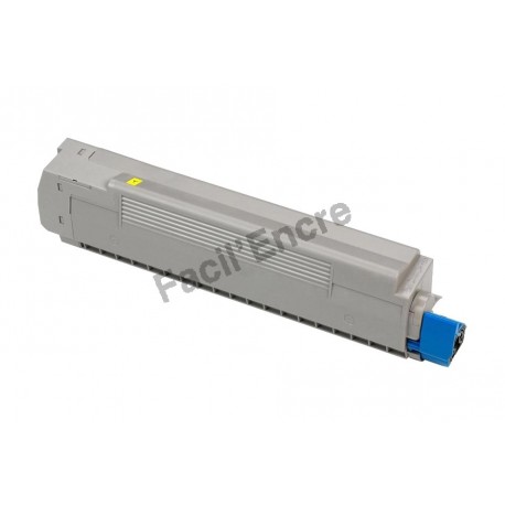 OKI C801 Cartouche Toner Laser Jaune Compatible