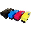 Pack FG Encre Cartouche de Toner Compatible pour Kyocera TK-825 BK/C/M/Y Lot de 4