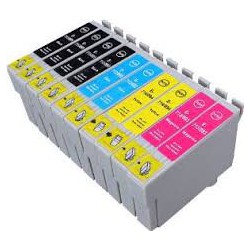 EPSON Pack de 10 Cartouches compatibles C13T06154010