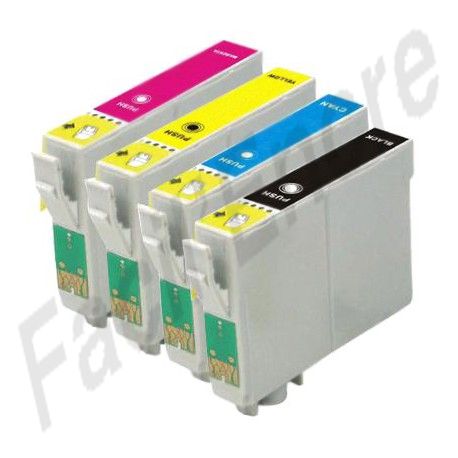 EPSON Pack de 4 Cartouches compatibles C13T12854010