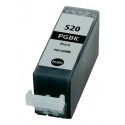 FGE Cartouche d'encre compatible pour CANON PGI-520BK Noir