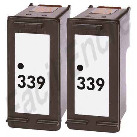 HP Pack de 2 x n°339 Cartouche Compatible