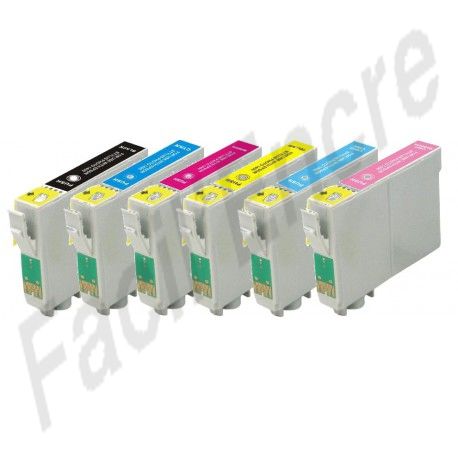 EPSON Pack T0807 Cartouches compatibles