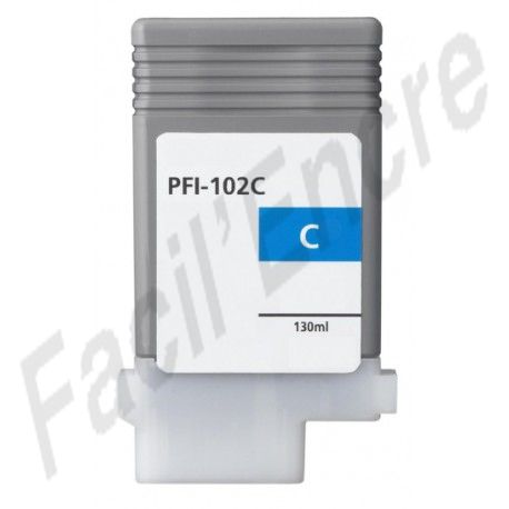 CANON PFI-102C Cartouche Cyan compatible