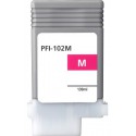 FGE Cartouche d'encre compatible pour CANON PFI-102M Magenta