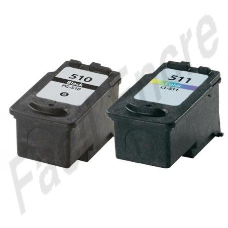 CANON Pack PG510 / CL511 Cartouches compatibles