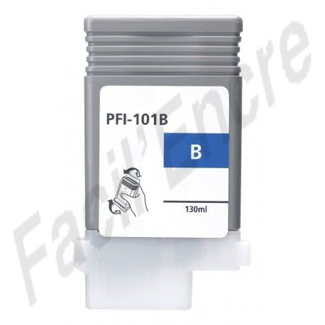 CANON PFI101 Cartouche Bleu compatible