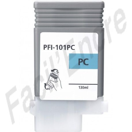 CANON PFI101 Cartouche Cyan Clair compatible