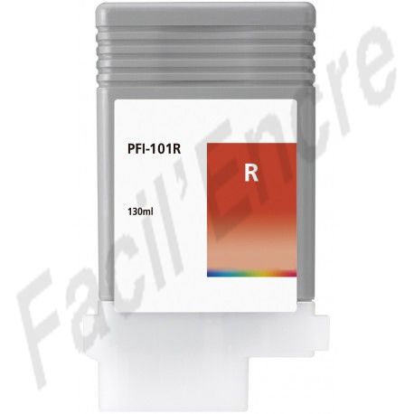 CANON PFI101 Cartouche Rouge compatible