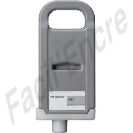 CANON PFI702PGY Cartouche Gris Clair compatible