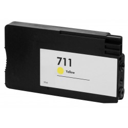 HP n°711 / CZ132A Cartouche Jaune compatible