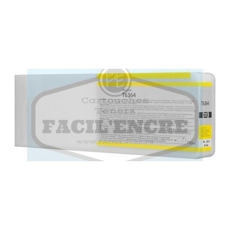 Grossist’Encre Cartouche Jaune compatible EPSON T6364