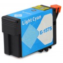 FGE Cartouche d'encre compatible pour EPSON T1575 Cyan clair