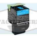 Grossist’Encre Toner Cyan Compatible pour LEXMARK CX410DE / CX410DTE / CX410E / CX510DE / CX510DHE / CX510DTHE 802HC 3000 Pages