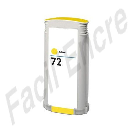 HP n°72Y Cartouche Jaune compatible