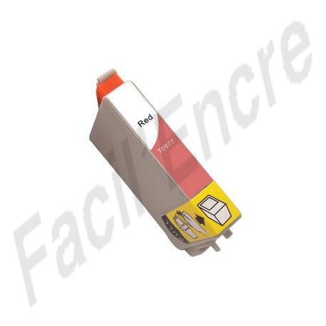 EPSON T0877 Cartouche Rouge compatible