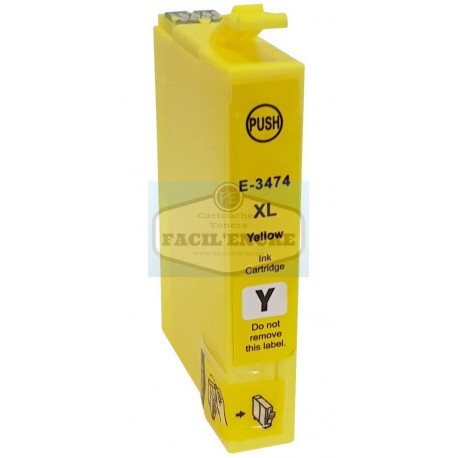 FG Encre cartouche Jaune Compatible pour EPSON T3464 /T3474 / T34XL