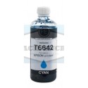 FG ENCRE Flacon d'encre Cyan Compatible pour EPSON T6642 pour Epson EcoTank L555 L355 ET-2500 ET-2550 ET-2600 ET-2650 ET-3600