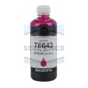 FG ENCRE Flacon d'encre Magenta Compatible pour EPSON T6643 pour Epson EcoTank L555 L355 ET-2500 ET-2550 ET-2600 ET-2650 ET-3600