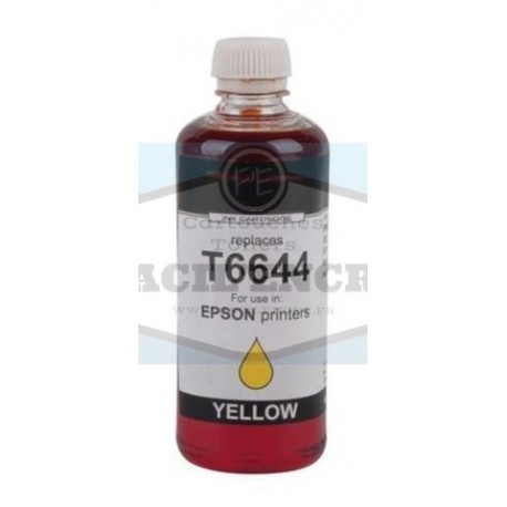 FG ENCRE Flacon d'encre Jaune Compatible pour EPSON T6644