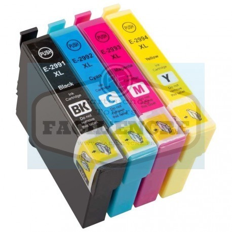 FG Encre Cartouches Compatibles Multipack Fraise pour EPSON T2986