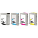 FGE Pack de Cartouches d'encre compatibles pour HP 940XL