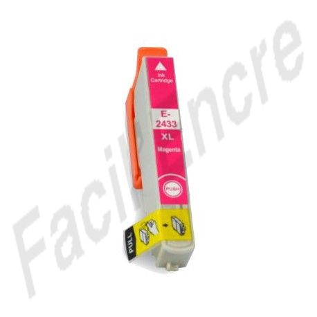 HP n°24XL / T2433 cartouche Magenta compatible