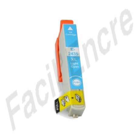 HP n°24XL / T2435 cartouche Cyan Clair compatible