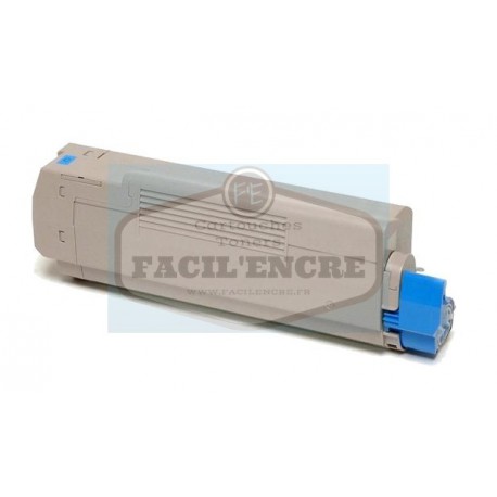 FG Encre Toner Cyan Compatible pour OKI C712