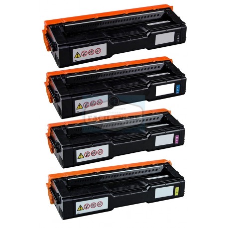 FG ENCRE Lot de 4 Toners compatible pour RICOH AFICIO SP-C352DN