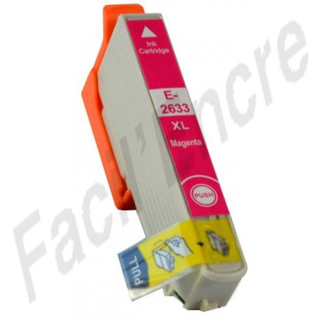 EPSON T2633 / n°26XL Cartouche Magenta compatible