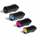 FG ENCRE Lot de 4 Toners compatible pour XEROX VERSALINK C500 /C505 Hautes Capacités