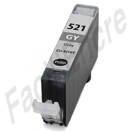 CANON CLI521GY Cartouche Gris compatible