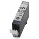 FGE Cartouche d'encre compatible pour CANON CLI521GY Gris