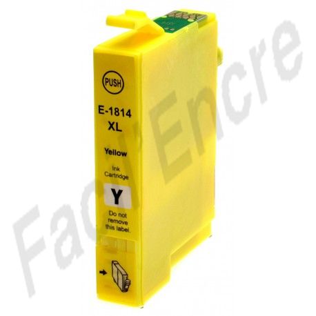 EPSON T1804 / T1814 Cartouche Jaune compatible