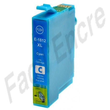 EPSON T1802 / T1812 Cartouche Cyan compatible