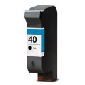 FGE Cartouche d'encre compatible pour HP 40 Noir